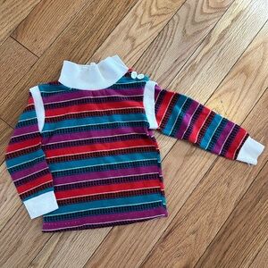 Vintage Sears Striped Turtleneck